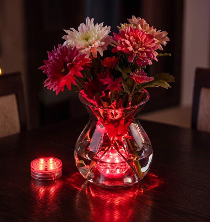 Submersible LED Lights with Remote Control, 16 Colors Changing Waterproof